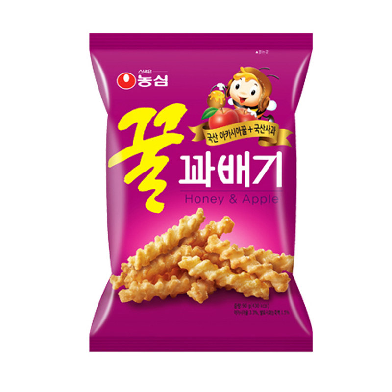 韩国零食农心脆条90g休闲膨化