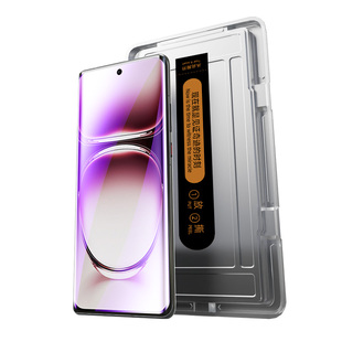 适用opporeno12钢化膜曲面玻璃抗蓝光保护reno12pro手机贴膜全屏覆盖高清新款reno12贴膜神器防指纹水凝膜por