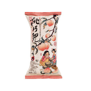 茶颜悦色桃巧儿/蜜桃味巧克力威化饼干经典休闲解馋小零食6袋装