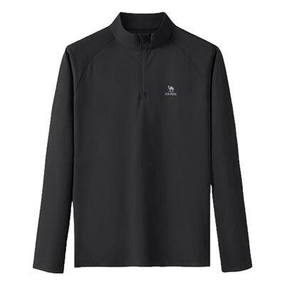 骆驼速干t恤套装2026夏男士运动服夏季冰丝休闲短袖短裤爸爸套装