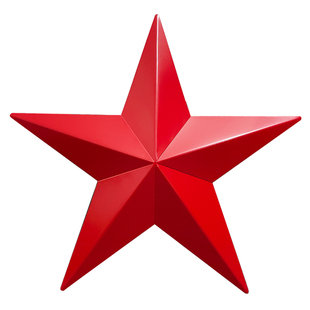 定制铁艺五角星铁艺壁饰立体挂饰酒吧装饰品立体铁皮大五角星吊顶