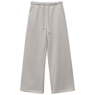 一三良品小个子 一条过冬 可束脚加厚加绒卫裤直筒休闲裤女保暖裤