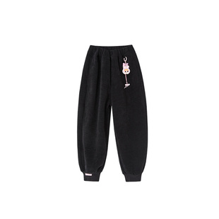 皇室童缘女童石墨烯保暖裤子2025冬新款儿童束脚裤中大童运动卫裤