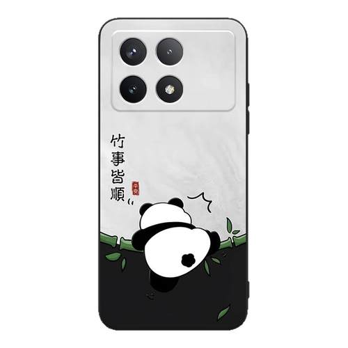 luckrider适用于红米k70e手机壳231lDRK48C文字HongmiK7oe少女款miuik70e小清新2311drk48c学生Hm k70e硅胶23