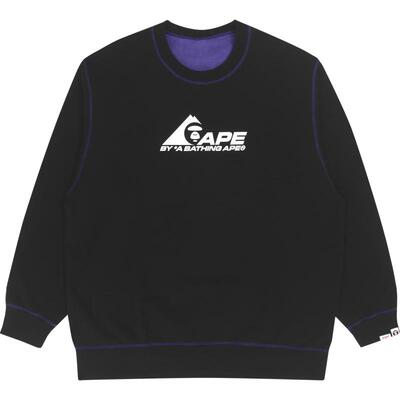 aape旗舰店男装秋冬猿撞色字母