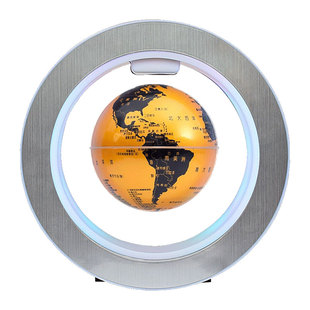 磁悬浮摆件地球仪月球灯夜灯3d立体悬浮创意智能自转反重力黑科技