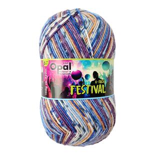 Opal 2024新品 6股段染毛衣围巾袜子手套毛线 羊毛混纺150克420米