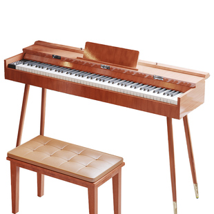 贝多辰T181专业电钢琴88重锤键家用立式考级初学书桌翻盖电子钢琴
