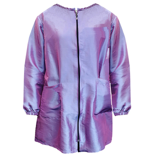 发廊工作服理发剪发不粘发带袖烫染衣理发店发型师助理中工服围裙