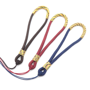 创意挂绳手绳文玩手把件加粗手工挂件吊坠手腕绳玉石弹弓鱼竿绳子