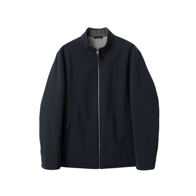 Aomitu意产120S丝羊毛立领鹅绒服