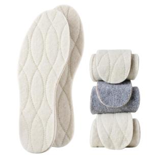 超薄羊绒保暖鞋垫女2025新款冬薄绒加绒毛羊毛毡不掉毛绒又薄又软