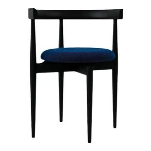 HITCHCOCK Circle Chair/ 环形椅 kvadrat织物真皮坐面餐椅化妆椅