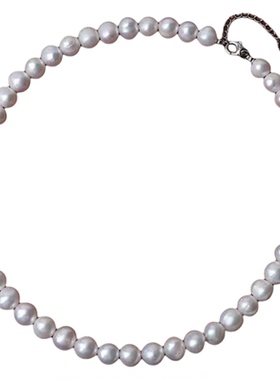 小众设计法式轻奢微暇项链