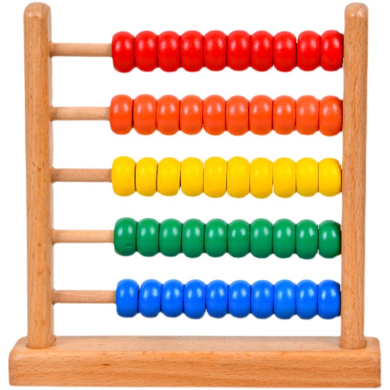 儿童数字计数器一年级小学幼儿园珠心算益智具教数学数板百计算架