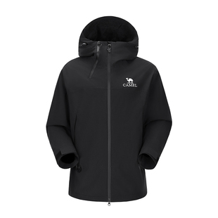 【黑甲】骆驼户外山系冲锋衣男女单冲防风防外套秋冬新款秋登山服