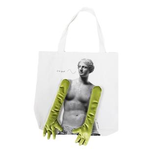 织布云&udoland联名款牵手包大容量单肩手提帆布袋小众设计托特包