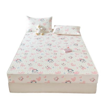 夏季冰丝凉感床笠乳胶凉席床单