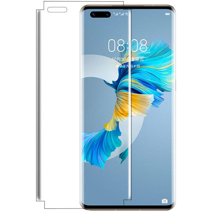 适用于华为mate40pro手机膜防窥mete40水凝膜meta40rs保时捷por+全覆盖防偷窥膜40eRS保时捷曲面epro保护贴膜