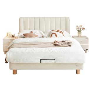 全友家居青少年1米5单人儿童床家用卧室小户型实木脚男女孩软包床