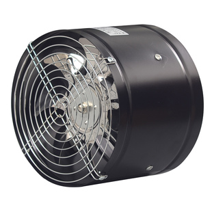 圆筒排气扇大吸力排风扇厨房管道抽油烟机圆形强力抽风机抽烟风扇