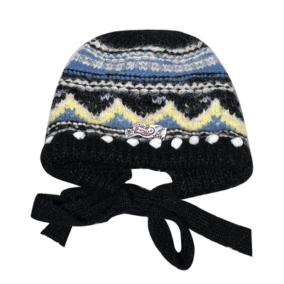 费尔岛帽子针织毛线帽女秋冬季