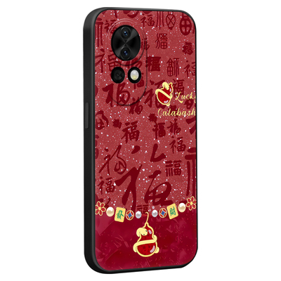 luckrider适用于华为nova13手机壳blk-al80保护套6.7寸新款防摔nova12高级感blk-al00江南风huawei荷花彩绘华