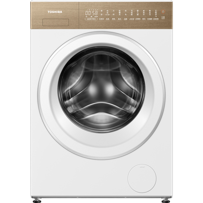 东芝12KG悄悄筒大容量洗衣机全自动家用双智投变频滚筒以旧换新