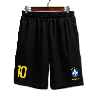 2021巴西队国家队美洲杯足球迷内马尔速干短裤男5五分裤薄款中裤