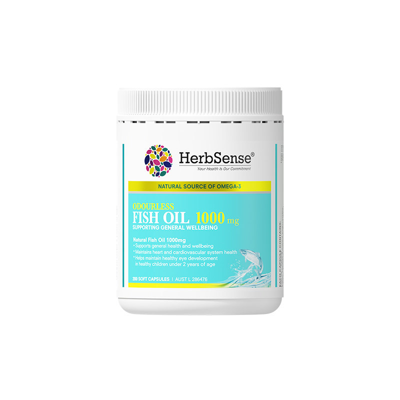 Herbsense贺柏圣深海鱼油 欧米伽3omega3中老年备孕鱼油软胶囊