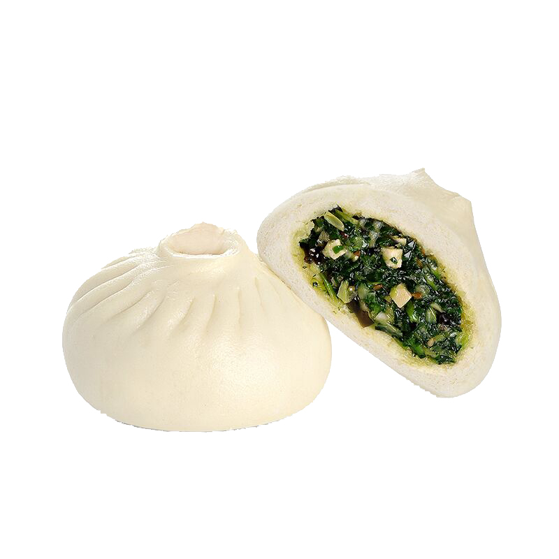 和善园三鲜菜包商用鲜肉包儿童早餐青菜包子香辣粉丝包速冻半成品