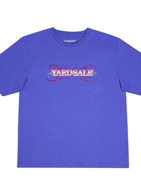 YARDSALE渐变字体印花短袖T恤