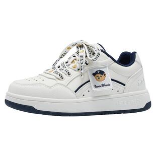 TeenieWeenie小熊童鞋板鞋男休闲运动鞋女童2026新款云朵熊小白鞋