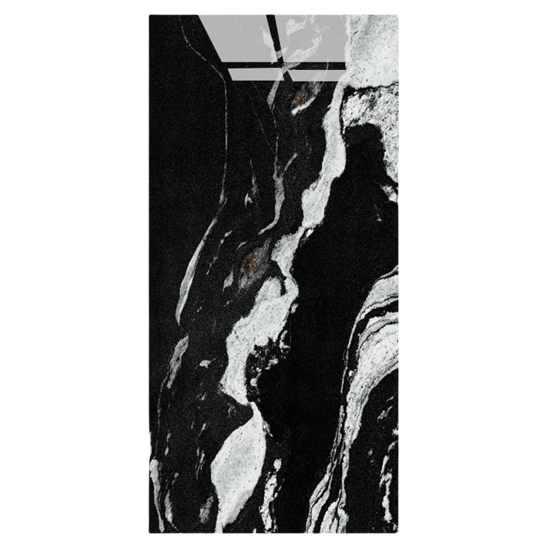 广东黑色瓷砖600x1200KTV酒店会所地砖大板奢石背景墙750x1500