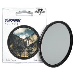 美国Tiffen天芬黑柔柔光1/4相机滤镜美肤摄影柔焦镜67/72/77/82mm
