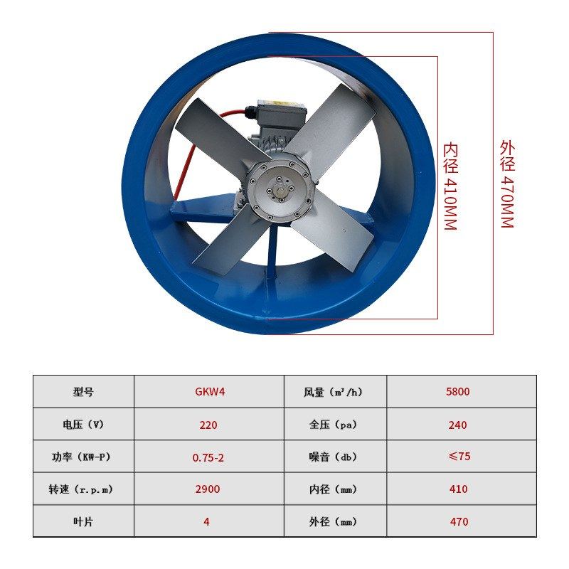 耐高温轴流风机 4号220V 0.75kw 烘干专用 木材烘干房干燥箱用,清洗/食品/商业设备,吹干机/电热风机,淘宝优惠券,粉丝福利购,淘宝优惠卷