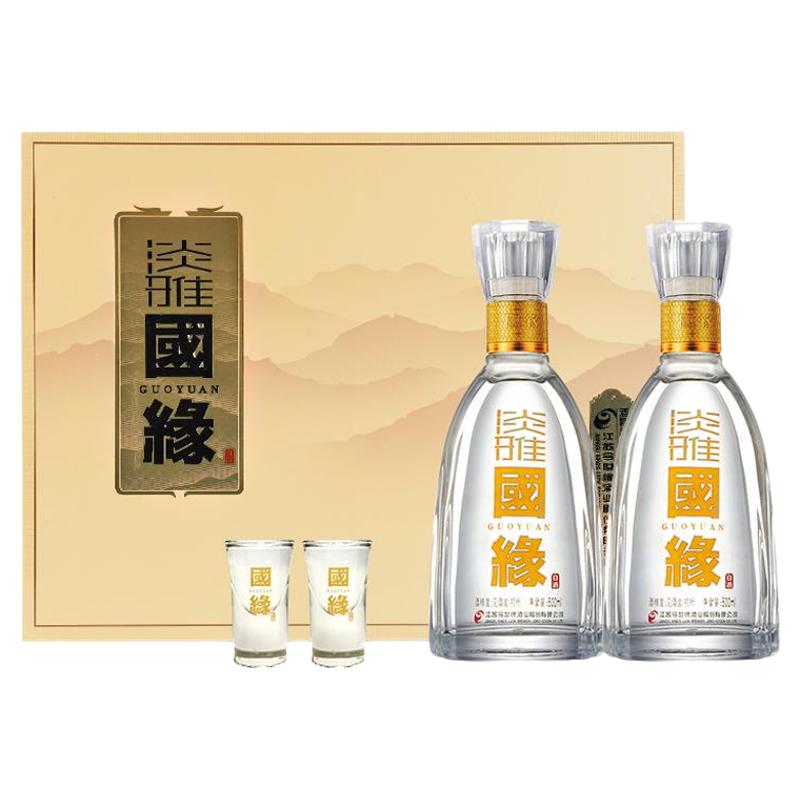 今世缘国缘淡雅礼盒500ml*2瓶装