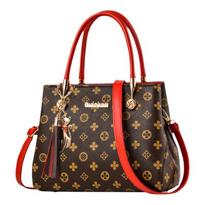 爆款老花手提包时尚大气斜挎女包