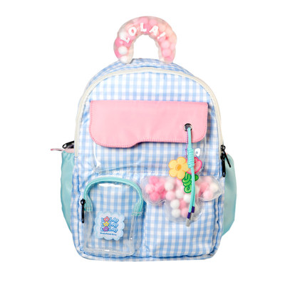 loladesign花花彩球双肩包