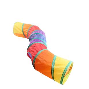 猫咪隧道玩具猫窝通道滚地龙逗猫棒自嗨解闷神器可折叠幼猫猫钻洞