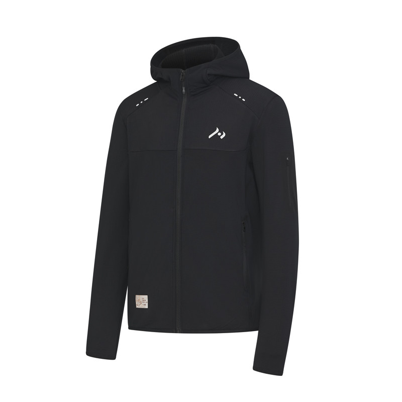 【岁末内购2折起】NP能跑男聚热厚加绒防风连帽零度热绒跑步外套