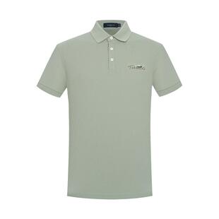 TOMBOLINI/东博利尼夏季新款男休闲短袖polo衫珠地棉刺绣翻领T恤