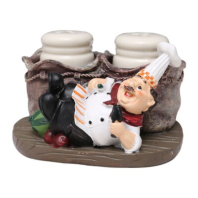 美式风厨师高档前台酒柜装饰品