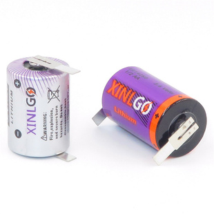 汽车高速ETC电子标签锂电池ER14250太阳能充电设备1520更换用3.6V