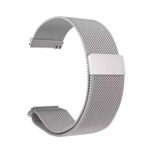 适用佳明Garmin255手表带245磁吸金属265不锈钢带米兰645夏季570清凉745休闲运动158透气快拆手表替换腕带