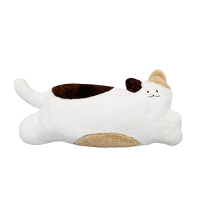 原创宅家三花猫咪趴姿抱枕毛绒睡觉玩偶靠枕沙发布娃娃女生日礼物