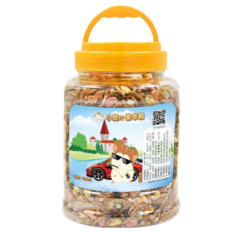 仓鼠粮食海鲜营养主粮用品花枝鼠布丁饲料金丝熊零食小宠面包虫干