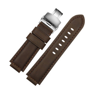 适配卡西欧AE1200 AE1300 A159 A158 F91小方块复古磨砂牛皮表带