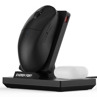 适用罗技GPW/2/3代/G502 X/G903无线鼠标充电QI模块鼠标充电底座