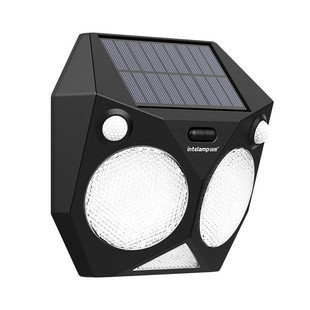 太阳能壁灯人体感应户外灯防水庭院门灯免打孔车载别墅墙壁家用灯